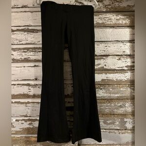 PINK Victoria's Secret Black Wide Leg Pants
